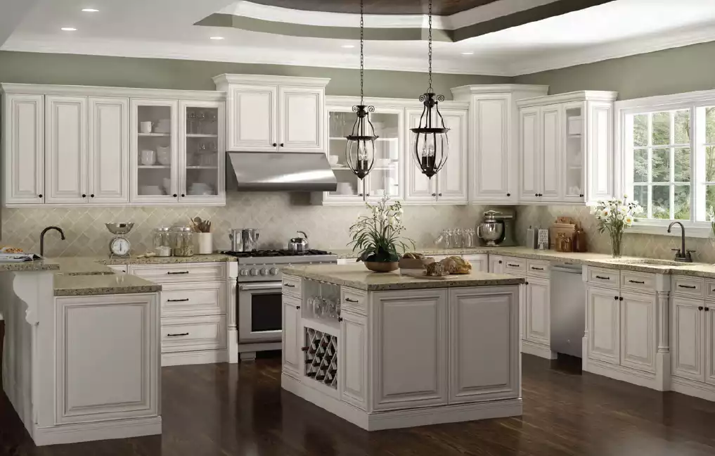 Kitchen Cabinets in Charleston White